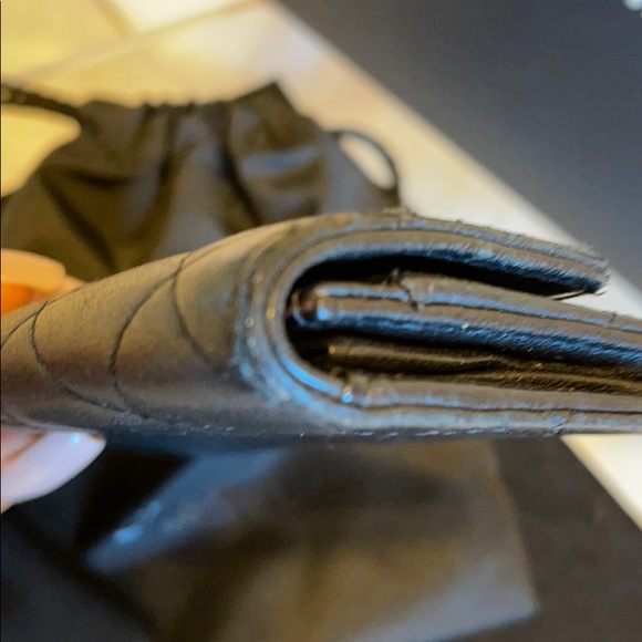 SOLD!!!! CHANEL Black Quilted Leather Card Holder - Picture 12 of 13